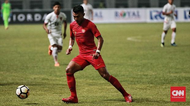 Timnas Indonesia saat mengalahkan Myanmar 3-0. (