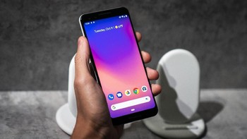 Pixel 3 hadir dengan bentangan layar 5,5 inch. Foto: Drew Angerer/Getty Images