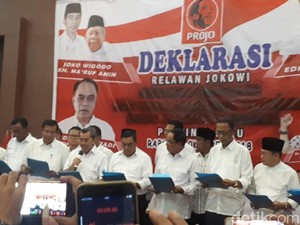 Bupati di Riau dari Gerindra dan PAN Ini Deklarasi Dukung Jokowi