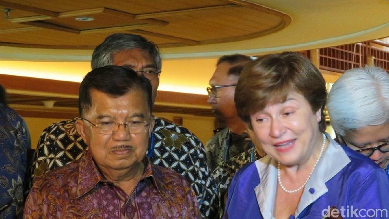 JK Bertemu CEO World Bank, Bahas Rehabilitasi Lombok dan Sulteng JK Bertemu CEO World Bank, Bahas Rehabilitasi Lombok dan Sulteng