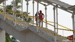 Penampakan Proyek LRT Velodrome-Kelapa Gading