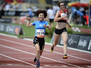 Sprinter Korea Selatan dengan Cerebral Palsy Memukau di GBK