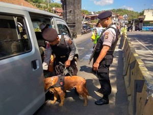 Amankan IMF-World Bank, K9 Endus Semua Akses Masuk ke Bali