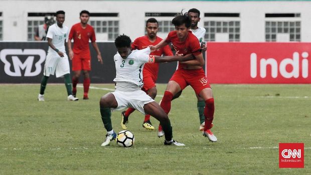 Timnas Indonesia kalah 1-2 dari Arab Saudi.