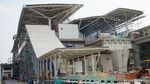 Penampakan Proyek LRT Velodrome-Kelapa Gading
