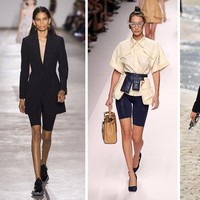 Musim panas tahun depan, para wanita akan berani keluar rumah dengan celana sepeda yang ketat. Rumah mode besar seperti Prada, Fendi, Chanel, Ferragamo, Roberto Cavalli sepakat dengan tren ini. Kamu? Foto: Getty Images