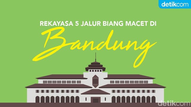Ini Rekayasa 5 Jalur Biang Macet di Bandung