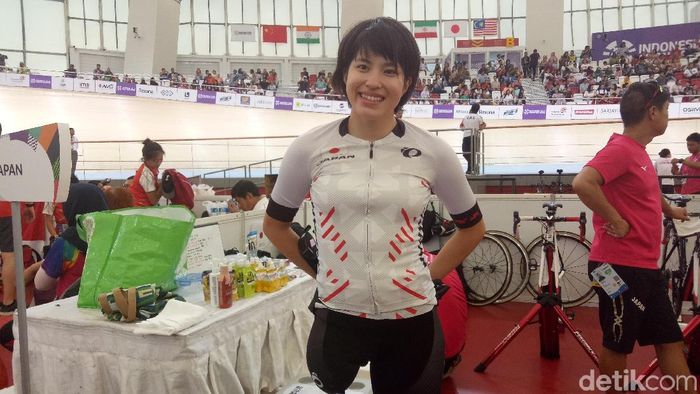 Pebalap Jepang betah di Jakarta. Fujii Miho (Amalia Dwi Septi/detikSport) Pebalap Jepang betah di Jakarta. Fujii Miho (Amalia Dwi Septi/detikSport)