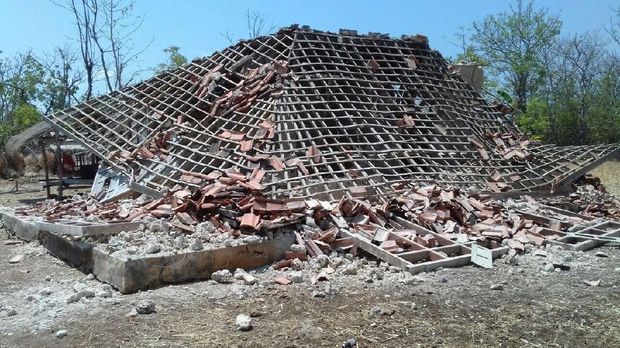 Dampak gempa Situbondo di Sumenep/