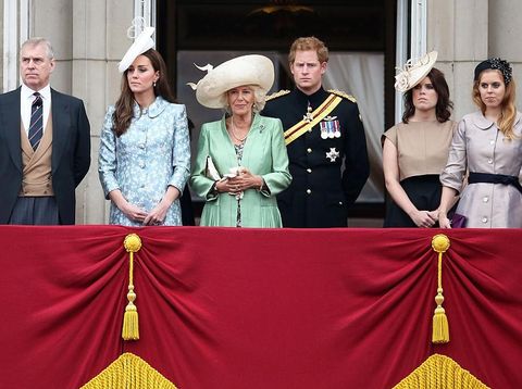 Pangeran Andrew, Kate Middleton, Camilla Parker Bowles, Pangeran Harry.