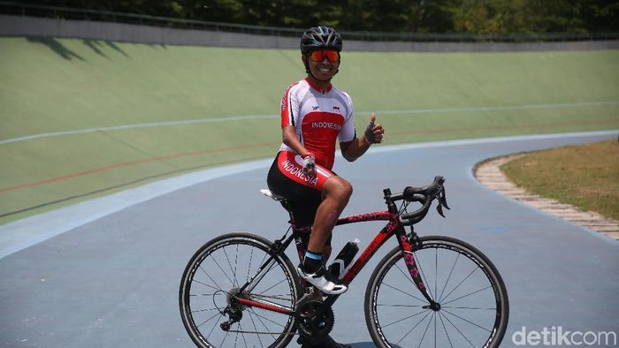 Tryagus Arief Rachman saat berlatih di Solo. (Agung Pambudhy/detikSport) Tryagus Arief Rachman saat berlatih di Solo. (Agung Pambudhy/detikSport)