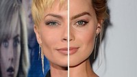 Jaime Praisley dan Margot Robbie, bisa bedain nggak nih? Dok. Bored Panda