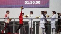 Emas itu sekaligus menjadi emas pertama Indonesia hari ini. Jika ditotal emas kontingen Merah Putih menjadi emas ke-24 Indonesia.
