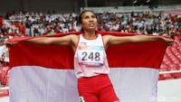 Ni Made Arianti meraih medali perak Asian Para Games 2018 dari lari 400 m T13 putri.
