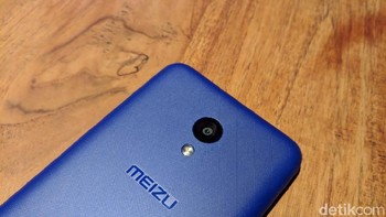 Bagian belakang Meizu C9. Foto: Adi Fida Rahman/detikINET