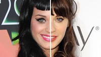 Sudah bukan rahasia umum lagi memang jika Katy Perry mirip sekali dengan Zooey Deschanel. Dok. Bored Panda
