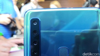 Ada juga kamera ultra wide berukuran 8 megapixel f/2.4. Terakhir turut dipasang kamera depth 5 megapixel bukaan f/2.2. (Foto: detikINET/Fino Yurio Kristo)