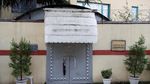 Suasana di Depan Konsulat Saudi di Istanbul Usai Hilangnya Khashoggi