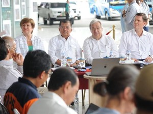 JK hingga Sekjen PBB Bahas Penanganan Pascagempa-Tsunami di Palu