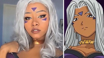 Menjadi sosok Urd dari Oh My Goddess. Foto: instagram.com/un iquesora/