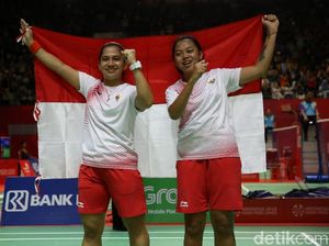 Bulutangkis Ganda Putri Persembahkan Emas Ke-31 Indonesia