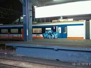 Polisi Selidiki Aksi Vandalisme Kereta Bandara