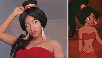  Princess Jasmine dari Aladdin. Foto: instagram.com/uniquesora/