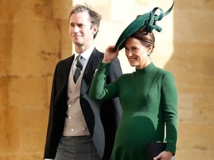 Hamil Besar, Pippa Middleton Curi Perhatian di Pernikahan Putri Eugenie