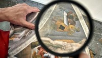 Pekerjaan ini dibuat dengan sangat teliti sehingga mirip banget dengan yang aslinya (AFP/Getty Images)