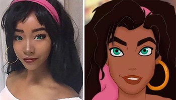 Esmeralda dari The Hunchback Of Notre-Dame Foto: instagram.com/uniquesora/
