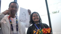 Goresan wajah Imam Nahrawi tersebut terdaftar sebagai wajah ke 2554 yang telah digambar oleh Temanku Lima Benua.