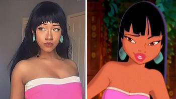 Chel dari The Road To El Dorado. Foto: instagram.com/uniquesora/