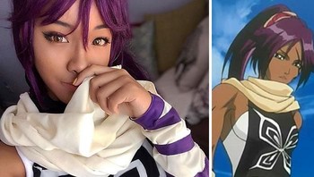 Yoruichi dari Bleach. Foto: instagram.com/uniquesora/