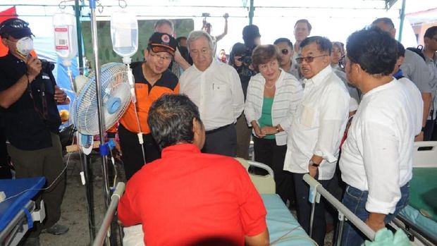JK hingga Sekjen PBB Bahas Penanganan Pascagempa-Tsunami di Palu