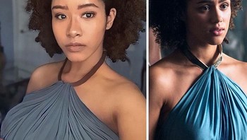 Missandei dari Game Of Thrones. Foto: instagram.com/uniquesora /