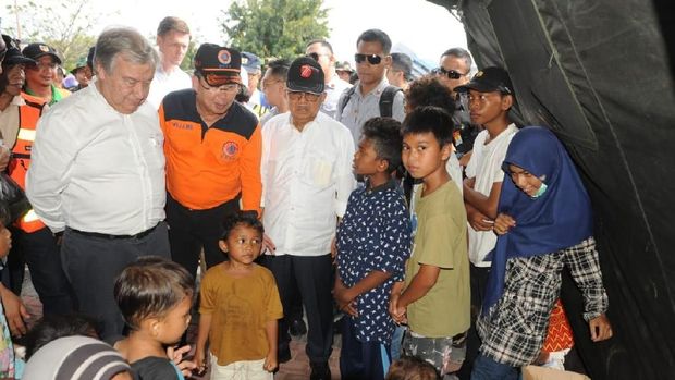 JK hingga Sekjen PBB Bahas Penanganan Pascagempa-Tsunami di Palu