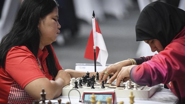 Catur menjadi cabang olahraga yang paling banyak menyumbang medali emas untuk Indonesia.