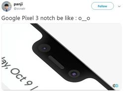 Kelewat Besar, Notch di Pixel 3 XL Jadi Meme Kocak