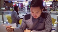 All this meal just for me, kata Haydar. Wah makannya banyak juga ya sampai 5 baki dimsum. Foto: instagram @haydarpratama