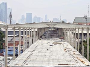 Skybridge Segera Rampung, Walkot Ingin Jalan Jatibaru Tn Abang Dibuka