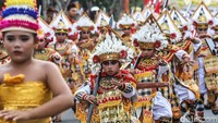 Tak hanya diikuti oleh orang dewasa, anak-anak pun turut serta ambil bagian dalam acara ini. (Rachman Haryanto/detikTravel)