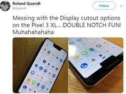 Kelewat Besar, Notch di Pixel 3 XL Jadi Meme Kocak