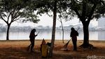 Kondisi Waduk Pluit Jelang Setahun Pemerintahan Anies