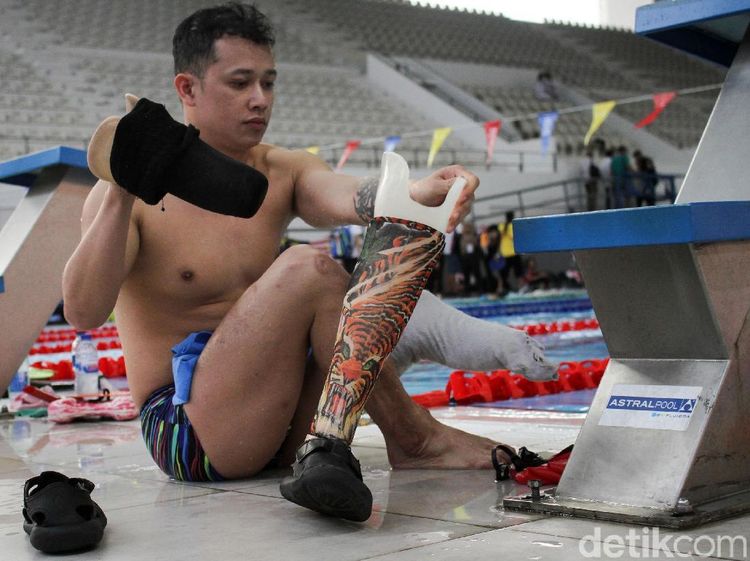 Mengintip Ruang Ganti Perenang Top Asian Para Games 2018