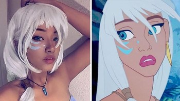 Princess Kida Kidagakash Dari Atlantis: The Lost Empire Foto: instagram.com/uniquesora/