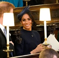 Pada saat itu pun Meghan terlihat kurang segar. Wajahnya terlihat sedikit pucat. Wanita di awal kehamilan kerap kali dilanda darah rendah yang membuat kulit jadi terlihat pucat.  Foto: Getty Images