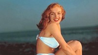 Pesona Marilyn sudah mulai terlihat dari foto tersebut. Dok. smauction.com
