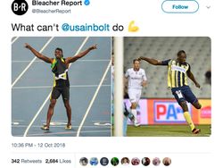Usain Bolt Bikin Gol, Alexis Sanchez Kena Sindir