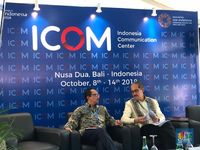 Deputi Gubernur BI Dody Budi Waluyo memberikan penjelasan terkait hasil pertemuan BI dengan The Fed.