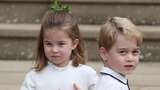 10 Foto Pangeran George dan Charlotte di Pernikahan Putri Eugenie